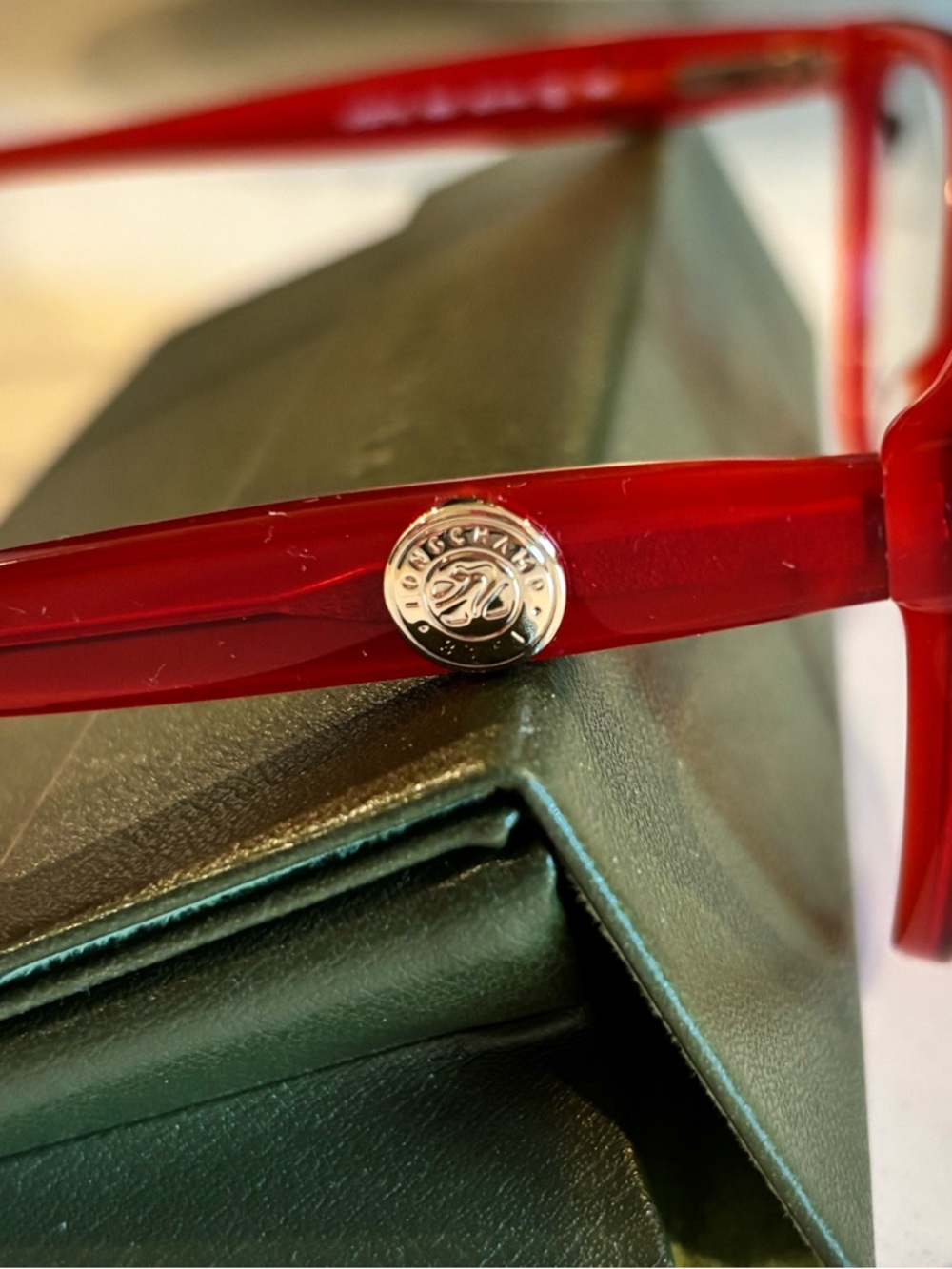 Brand New Longchamp Red Ladies Eyeglass Frames - Picture 6 of 7